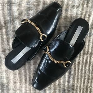 Gorgeous Stella McCartney black chain mules